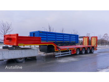 EMIRSAN 4 Axle Lowbed Trailer with Steering Axles 2020 Direct from facto - Semi-reboque baixa