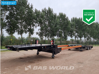 GS Meppel 2 axles Extendable to 21m Tridec Steeringaxles SILO/BOAT - Semi-reboque baixa