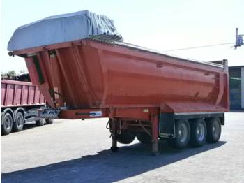 Tisvol SVAC/3E Tipper trailer 25m3 HALF-PIPE - Semi-reboque basculante