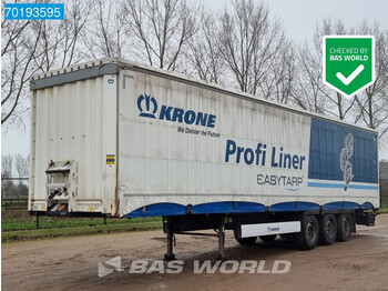 Krone SD 3 axles EasyTarpaulin Edscha - semi-reboque de lona