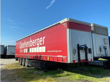 Semi-reboque de lona Schwarzmüller S1, Palettenkasten, SAF, VIDEO
