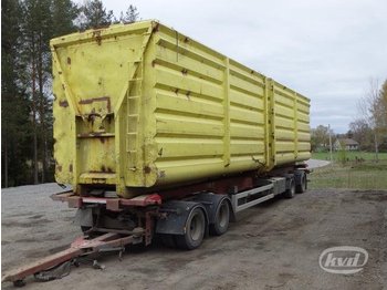 Närko D4YF51H11 Lastbilssläp med containers  - Semi-reboque furgão