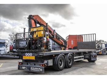 Samro PLATEAU ROLL LOADER+PK23002(5x) (Remote C.) - Semi-reboque plataforma/ Caixa aberta