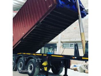 EMIRSAN Slightly Used 20 Ft Tipping Container Carrier semi trailer - Semi-reboque transportador de contêineres/ Caixa móvel