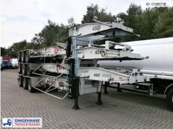 Titan Tank container trailer 20 ft. (3 units € 8000) - Semi-reboque transportador de contêineres/ Caixa móvel