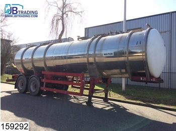 Clayton Chemie RVS, 28000 Liter water, 2 Compartments , Steel suspension - Semirreboque tanque