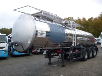 Clayton Food tank inox 23.5 m3 / 1 comp + pump - Semirreboque tanque