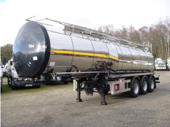 Clayton Heavy oil / bitumen tank inox 30 m3 / 1 comp + pump - Semirreboque tanque