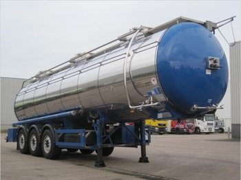 Feldbinder 32.000 l., 3 comp.+ Webasto, weight: 6.750 kg. - Semirreboque tanque