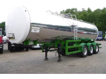 Massey / Crossland Food (milk) tank inox 30 m3 / 1 comp - Semirreboque tanque