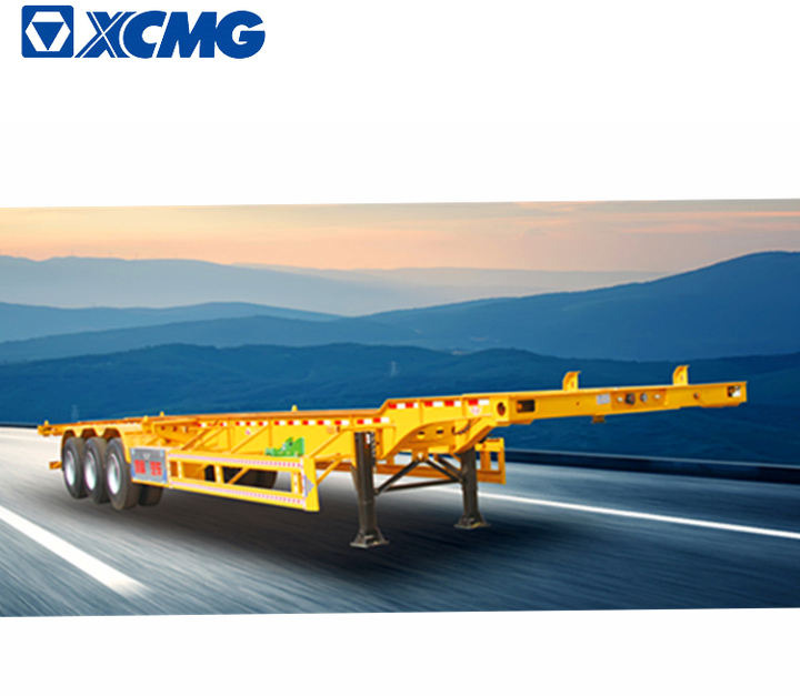 Semi-reboque transportador de contêineres/ Caixa móvel XCMG Official 20ft 40ft Skeleton Container Chassis Semi Trailer: foto 2