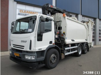 Ginaf C 3127 Hiab 21 ton/meter Kran - Caminhão de lixo