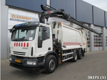 Ginaf C 3128 Euro 5 Hiab 21 ton/meter Kran - Caminhão de lixo