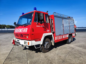  - STEYR 791 4x4 Feuerwehr Kran, Seilwinde & Lichtmast - Carro de bombeiro
