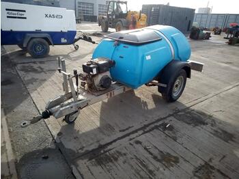  Bowser Supply Single Axle Plastic Water Bowser, Yanmar Pressure Washer - Lavadora de alta pressão