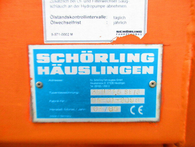 Caminhão de lixo para transporte de lixo MAN TGA 28.310 6x2-4 LL TGA 28.310 6x2-4LL Schörling 3R11 21.5, Terberg Schüttung: foto 13