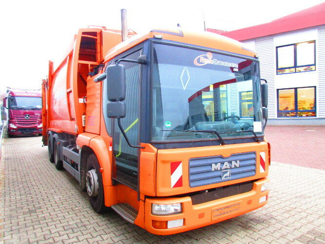 Caminhão de lixo para transporte de lixo MAN TGA 28.310 6x2-4 LL TGA 28.310 6x2-4LL Schörling 3R11 21.5, Terberg Schüttung: foto 12