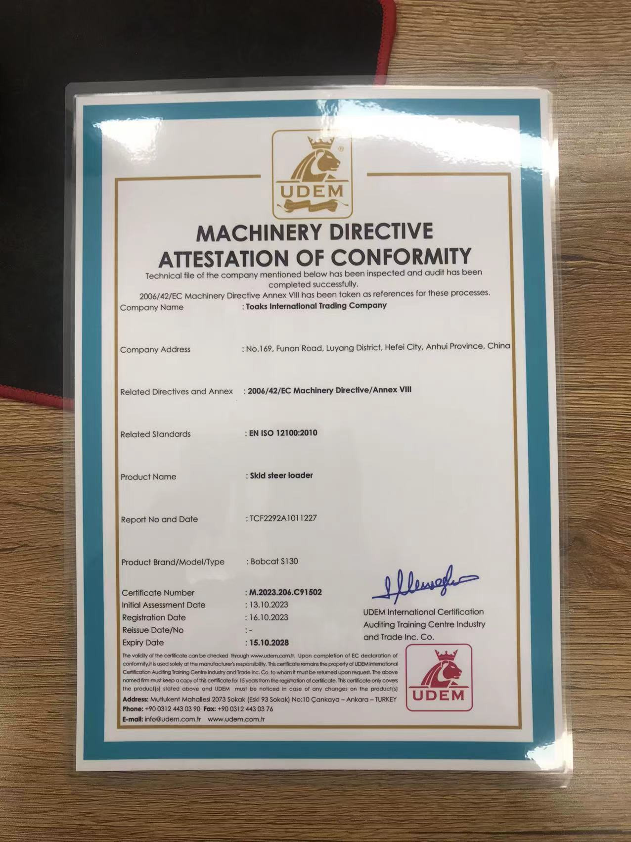 Toaks International Trading Company - Máquinas de construção LIUGONG - Euro 3 undefined: foto 24