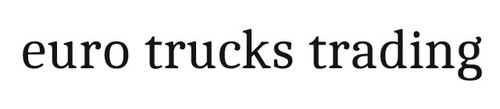 euro trucks trading