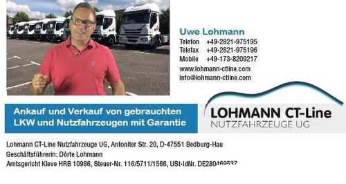 SCHMIDT 3-Achs Kofferauflieger+ LBW - Semi-reboque