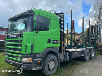 Camião de transporte de madeira SCANIA R144