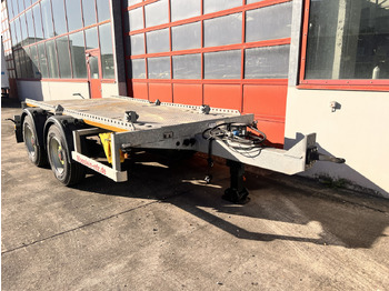 Reboque plataforma/ Caixa aberta Möslein TMD 2 Schwebheim  Tandem- Muldenanhänger, wenig Benutzt: foto 2