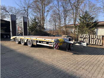 Reboque baixa para transporte de máquinas pesadas novo Möslein TT 34 Zugrohr Gerade  34 t GG Tridem- Tieflader 3 Achs, gelenktNeufahrzeug: foto 5