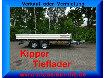 Reboque basculante Möslein  neuer Tandem 3- Seitenkipper Tieflader-- Neufah: foto 2