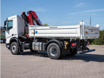 Camião grua, Camião basculante novo DAF FA XDC 370 Krankipper DAF XDC 370 FA Meiller Krankipper HMF: foto 5