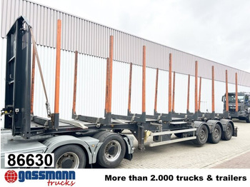 Semi-reboque transporte de madeira