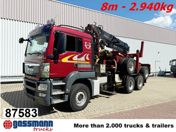 Camião de transporte de madeira MAN TGS 26.540