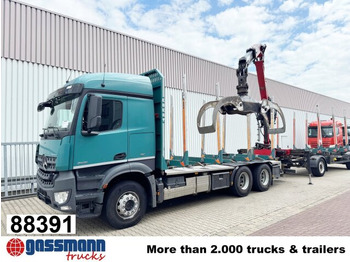 Camião de transporte de madeira MERCEDES-BENZ Arocs 2651