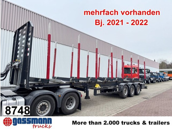 Semi-reboque transporte de madeira SCHWARZMÜLLER