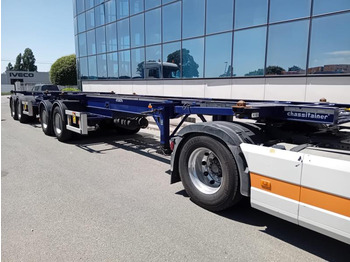 Semi-reboque transportador de contêineres/ Caixa móvel ASCA