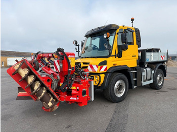 Camião basculante Unimog U427 4x4 Tipper / Kipper / Dücker Fräse BRS 15: foto 2 Camião basculante Unimog U427 4x4 Tipper / Kipper / Dücker Fräse BRS 15: foto 2