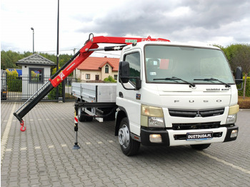 Camião de caixa aberta/ Plataforma, Camião grua Mitsubishi Canter Fuso 7C15 3.0/150KM HDS FASSI F40 UNIKAT Super Stan !!!: foto 3