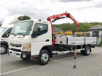 Camião de caixa aberta/ Plataforma, Camião grua Mitsubishi Canter Fuso 7C15 3.0/150KM HDS FASSI F40 UNIKAT Super Stan !!!: foto 2
