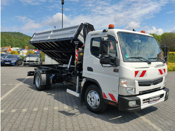 Camião basculante, Camião grua Mitsubishi Canter Fuso 9C18 3.0/180KM Automat, HDS FASSI F30 Wywrotka 3-str: foto 4