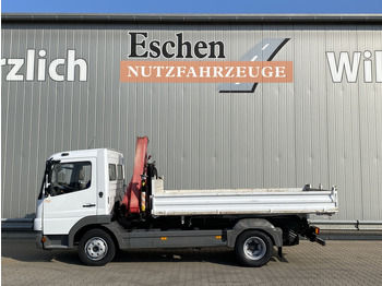 Camião basculante, Camião grua Mercedes-Benz 818 K Atego / Fassi F65 A Kran: foto 3