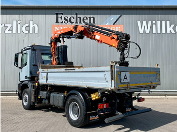 Camião basculante, Camião grua Mercedes-Benz Arocs 1843 HAD 4x4 | Atlas 116.3-A3*5+6.Kreis: foto 4