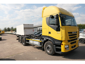 Camião transportador de contêineres/ Caixa móvel IVECO STRALIS AS 260 S42 Y/FS-CM ECO AHK Lenkachse Lif: foto 4