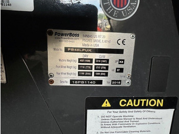 Varredora industrial hako powerboss PB-45-LPUK Naitilus: foto 2 Varredora industrial hako powerboss PB-45-LPUK Naitilus: foto 2