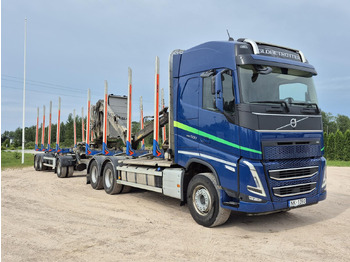 Camião de transporte de madeira VOLVO FH 500
