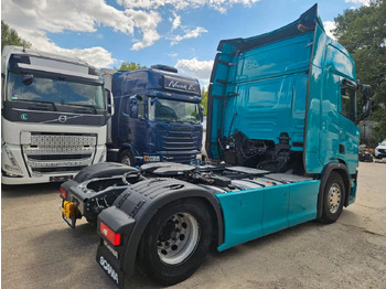 Tractor Scania R500 Standard-Turquoise-Standklima-Big NAVI-Hydr: foto 3
