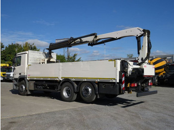 Camião de caixa aberta/ Plataforma, Camião grua Mercedes-Benz Actros 2541 L6x2 Pritsche Heckkran Funk: foto 4