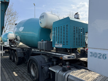 Camião betoneira Betonmischer-Auflieger Euromix 12 m³ mit Motor: foto 4