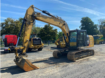Escavadora de rastos CAT 318F L Kettenbagger *Vollverröhrung *1.400 h: foto 1