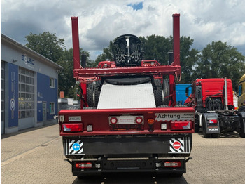 Camião de transporte de madeira, Camião grua Volvo FH 540 6x4 Langholztransporter Kran + Anhänger: foto 4