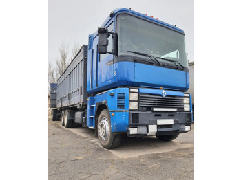 Camião de caixa aberta/ Plataforma RENAULT Magnum 430