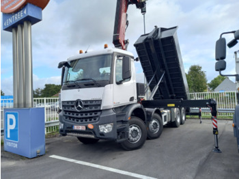 Camião multibenne, Camião grua Mercedes-Benz - AROCS 4142 K 8x4: foto 2